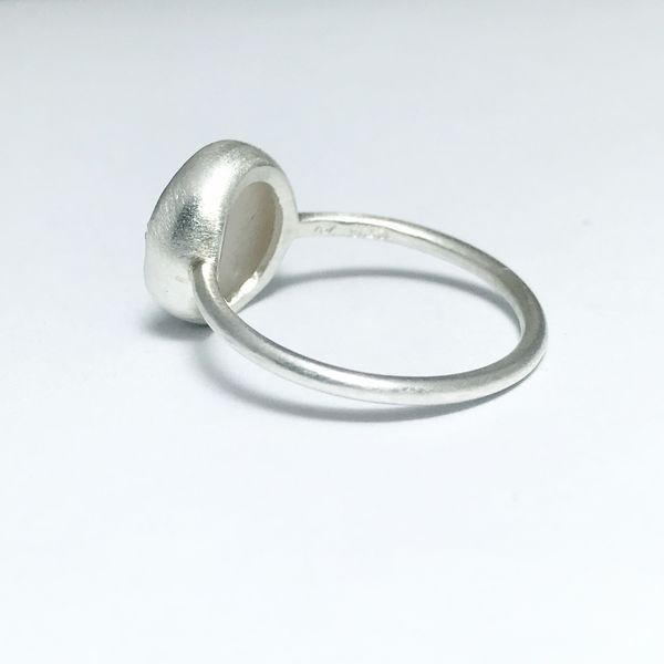 Nina Nguyen Chillaxin White Druzy Quartz Ring Image 2 Lumina Gem Wilmington, NC