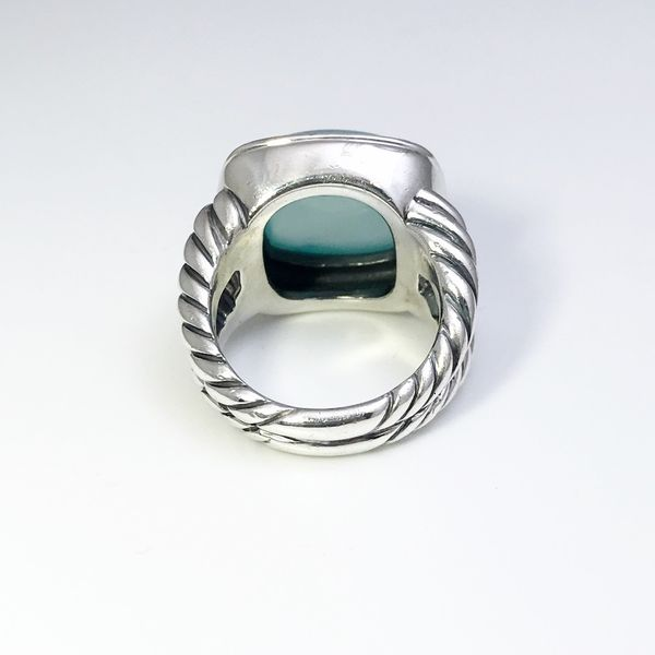  David Yurman Albion Chalcedony ring - sterling silver