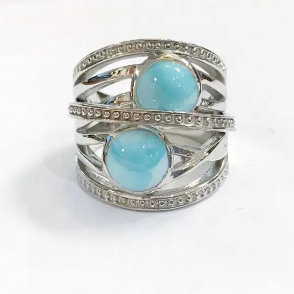 Marahlago Indigo Larimar Ring Lumina Gem Wilmington, NC