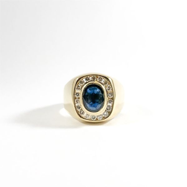 Sapphire and Diamond Ring Lumina Gem Wilmington, NC