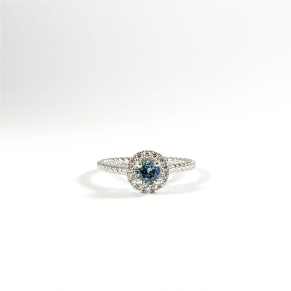 Montana Sapphire and Diamond Ring Lumina Gem Wilmington, NC