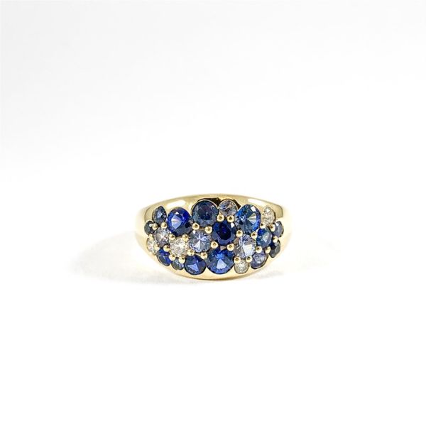 Mark Patterson Multi Color Sapphire and Diamond Ring Lumina Gem Wilmington, NC