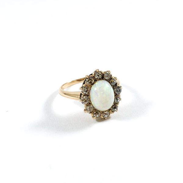 Opal and Diamond Ring Image 2 Lumina Gem Wilmington, NC