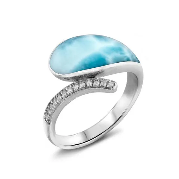 Marahlago Larimar Lucia Ring Lumina Gem Wilmington, NC