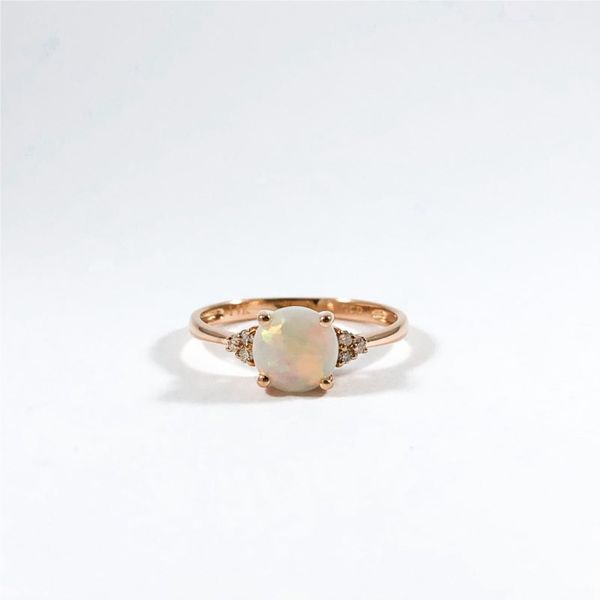 Opal and Diamond Ring - Rose Gold Lumina Gem Wilmington, NC