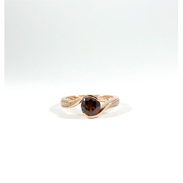 Roman and Jules Garnet and Diamond Ring - Rose Gold Lumina Gem Wilmington, NC