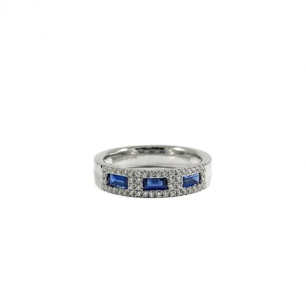 .51ctw Sapphire and Diamond Ring - White Gold Lumina Gem Wilmington, NC