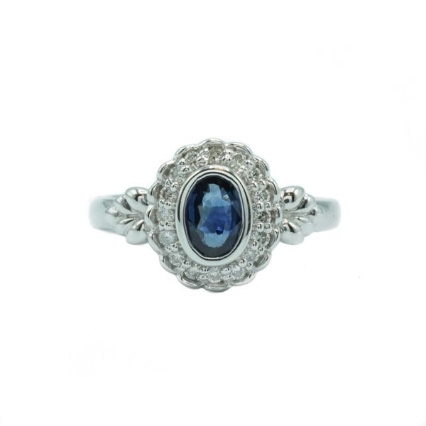 Blue Sapphire and Diamond Ring Lumina Gem Wilmington, NC