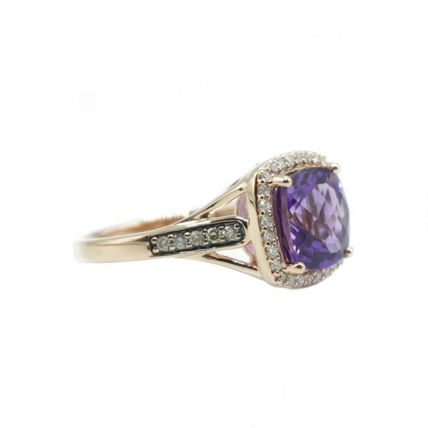 Le Vian Amethyst and Diamond Ring - Rose Gold Image 2 Lumina Gem Wilmington, NC