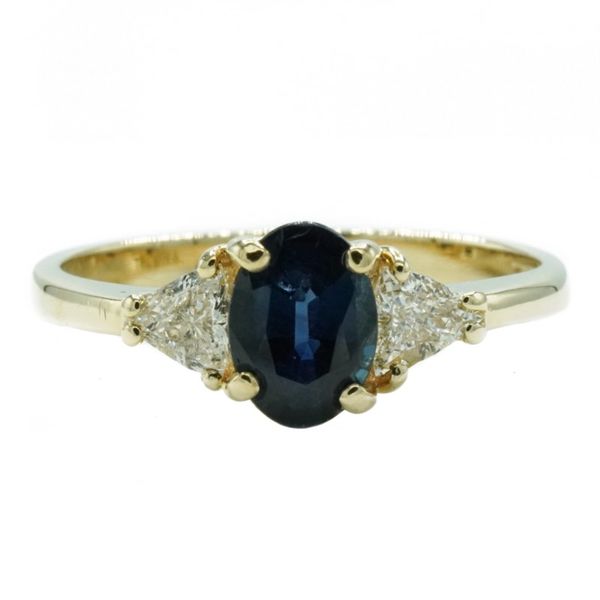 Sapphire and Diamond Ring in Yellow Gold Lumina Gem Wilmington, NC