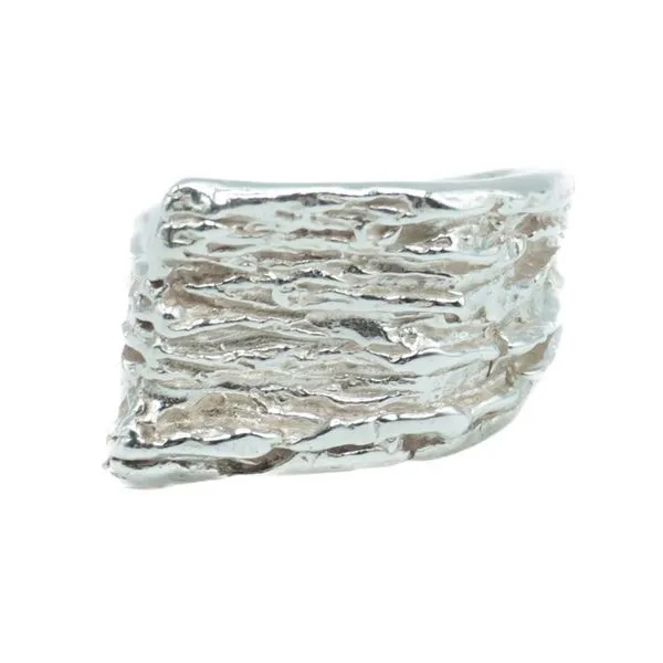 Textured Sterling Silver Ring Lumina Gem Wilmington, NC