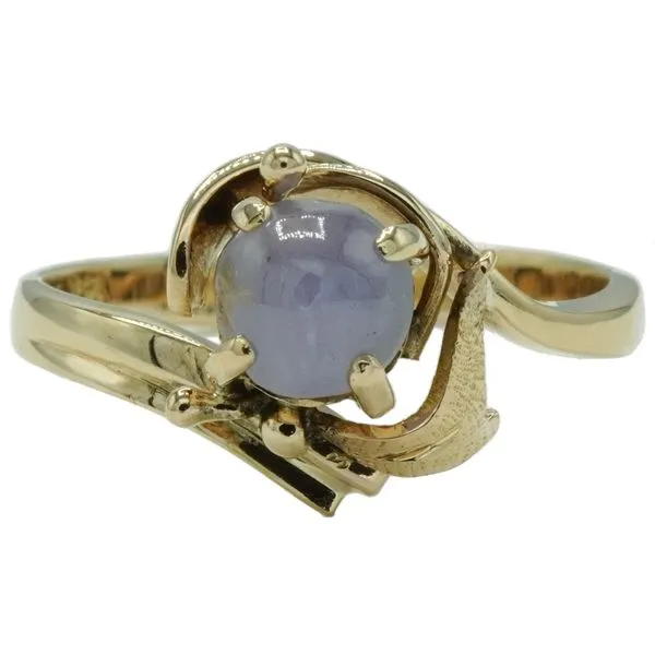 Star Sapphire and 14k Yellow Gold Ring Lumina Gem Wilmington, NC