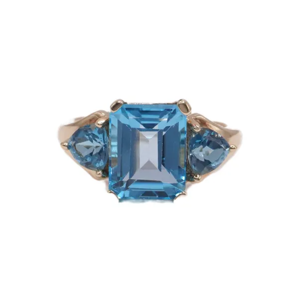 Blue Topaz and 14k Yellow Gold Ring Lumina Gem Hampstead, NC