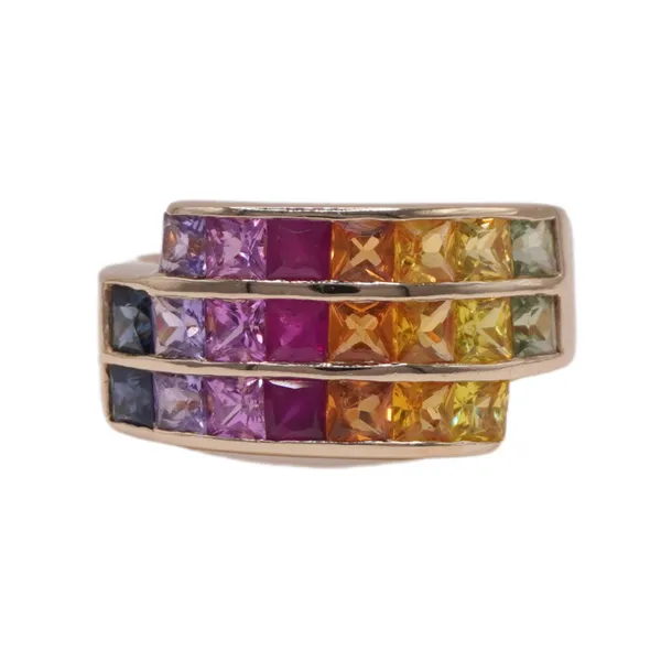 Rainbow Sapphire Ring Lumina Gem Hampstead, NC