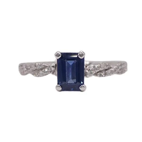 1ct Sapphire and Diamond Ring Lumina Gem Hampstead, NC