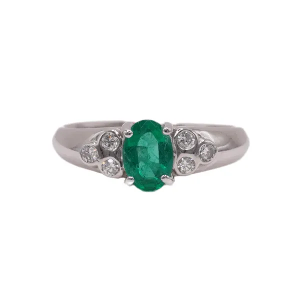 Emerald and Diamond Ring Lumina Gem Hampstead, NC