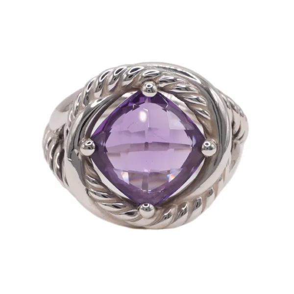 David Yurman Amethyst Cable Infinity Ring Lumina Gem Hampstead, NC
