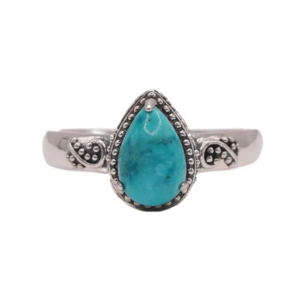 KIR Turquoise Mini Teardrop Ring Lumina Gem Hampstead, NC