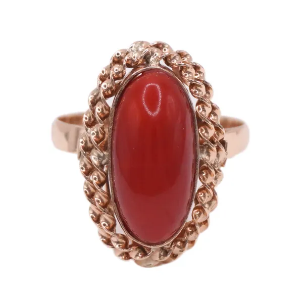 Red Coral Ring Lumina Gem Hampstead, NC