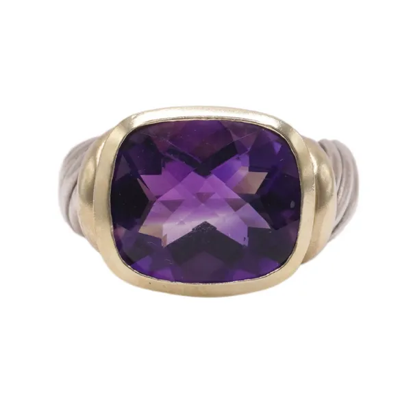 David Yurman Amethyst Classic Cable Ring Lumina Gem Hampstead, NC