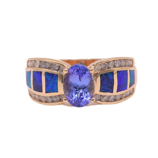 .90ct Tanzanite and Opal Ring Lumina Gem Hampstead, NC