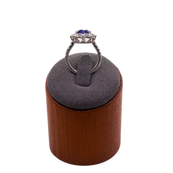 Sapphire and Diamond Ring - Platinum Image 3 Lumina Gem Hampstead, NC