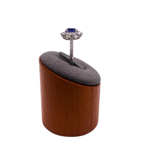 Sapphire and Diamond Ring - Platinum Image 4 Lumina Gem Hampstead, NC