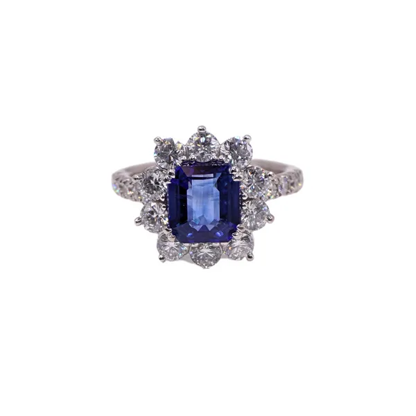 Sapphire and Diamond Ring - Platinum Lumina Gem Hampstead, NC