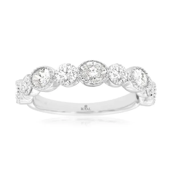 1.40ctw Diamond Wedding Bands- 14k White Gold Lumina Gem Hampstead, NC