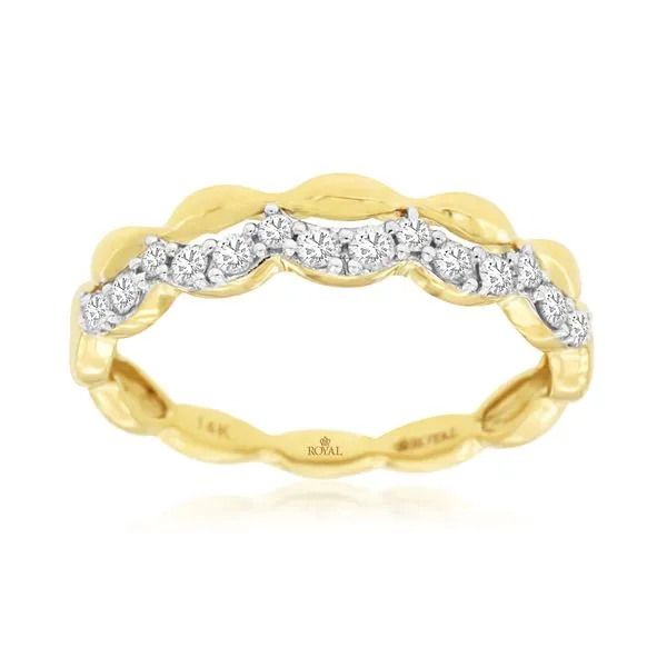 .28ctw Diamond Wedding Band- 14k Yellow Gold Lumina Gem Hampstead, NC