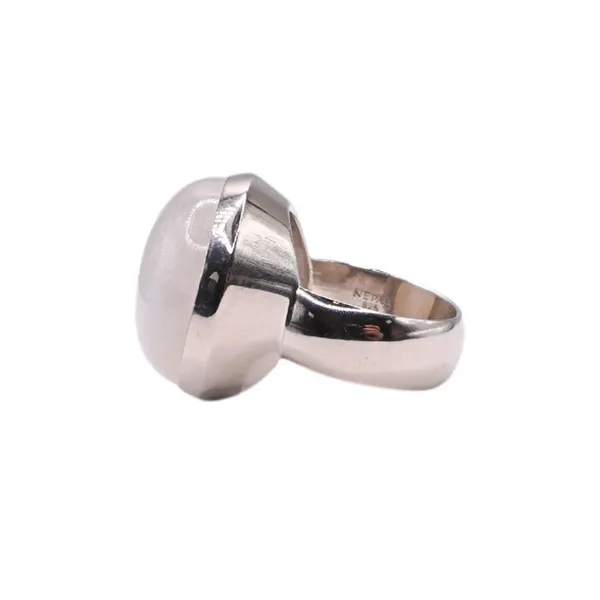 Stephen Estelle Rainbow Moonstone and Sterling Silver Ring Image 2 Lumina Gem Hampstead, NC