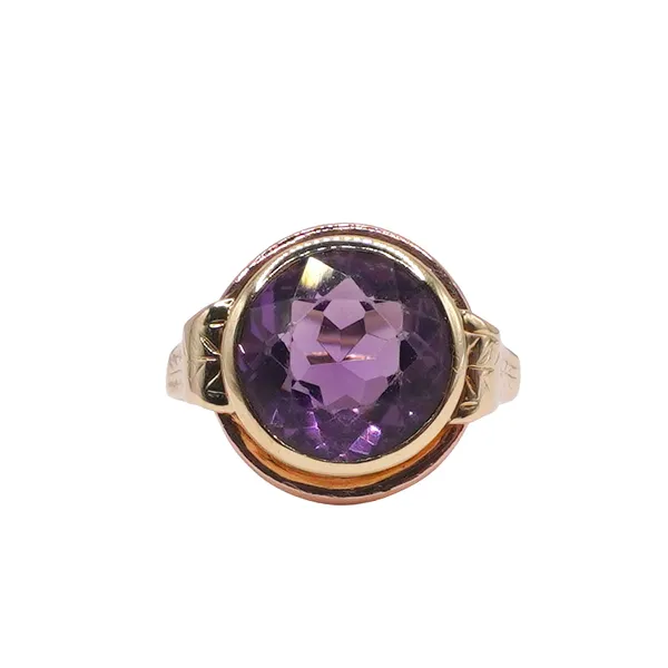 Vintage Amethyst Ring- 14k Two Tone Lumina Gem Hampstead, NC