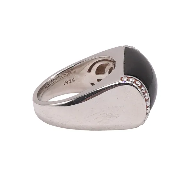 Slane Onyx and Sterling Silver Ring Image 2 Lumina Gem Hampstead, NC