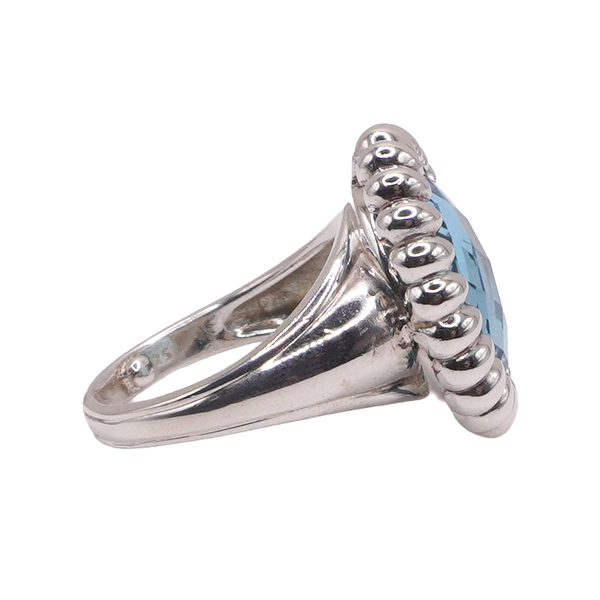 Slane Blue Topaz Ring- Sterling Silver Image 2 Lumina Gem Wilmington, NC