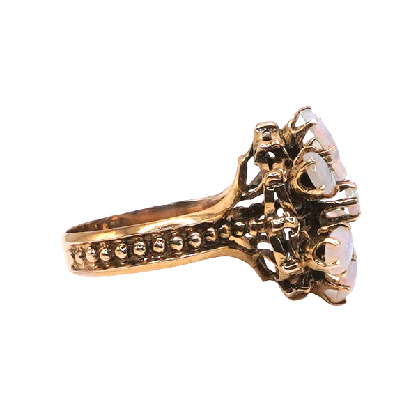 Opal Ring- 14k Yellow Gold Image 2 Lumina Gem Wilmington, NC