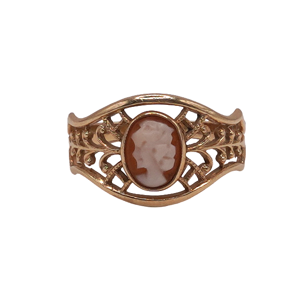 Cameo Ring- 14k Yellow Gold Lumina Gem Wilmington, NC