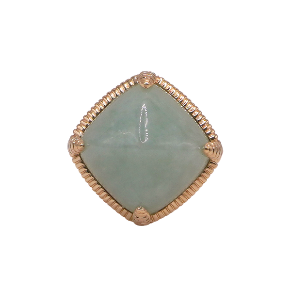 Jade Ring- 14k Yellow Gold Lumina Gem Wilmington, NC