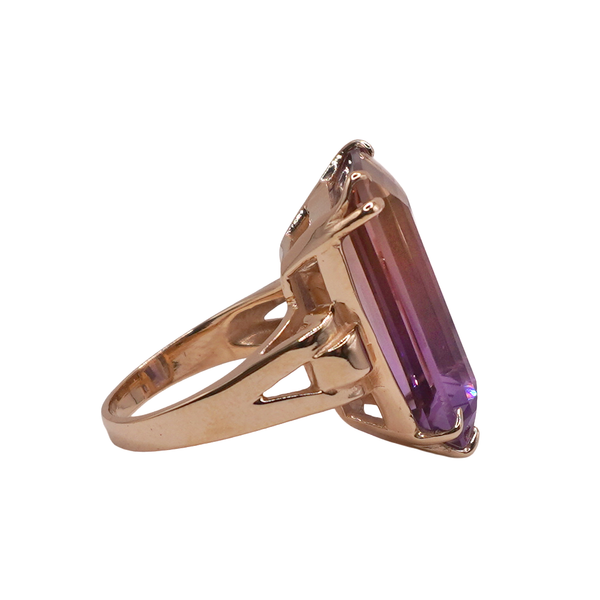 Ametrine Ring- 14k Yellow Gold Image 2 Lumina Gem Wilmington, NC