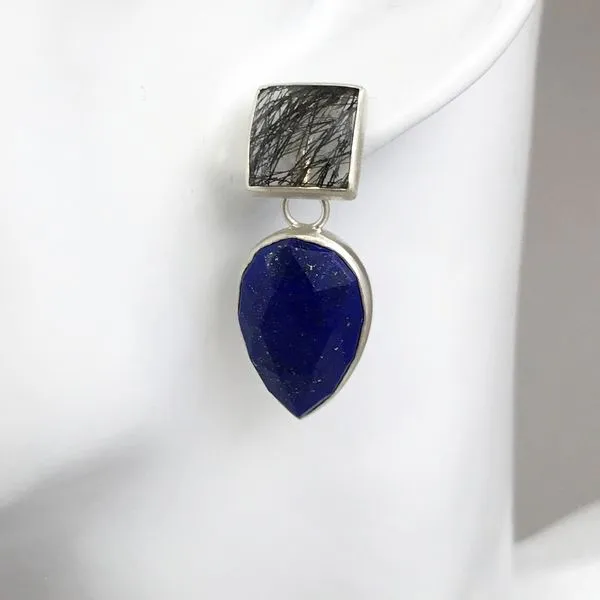 Nina Nguyen Lotus Lapis Earring Charms - Medium Image 2 Lumina Gem Wilmington, NC