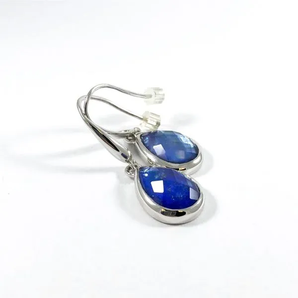 Charles Garnier Lapis Dangle Earrings Image 2 Lumina Gem Wilmington, NC