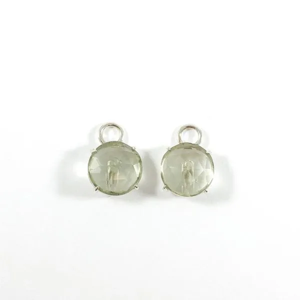 Nina Nguyen Green Amethyst and Sterling Silver Petal Charms Lumina Gem Wilmington, NC