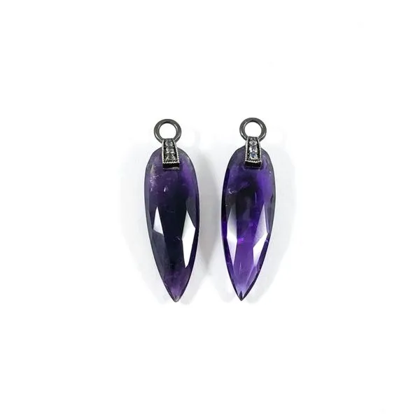 Nina Nguyen Amethyst Earring Charms Lumina Gem Wilmington, NC