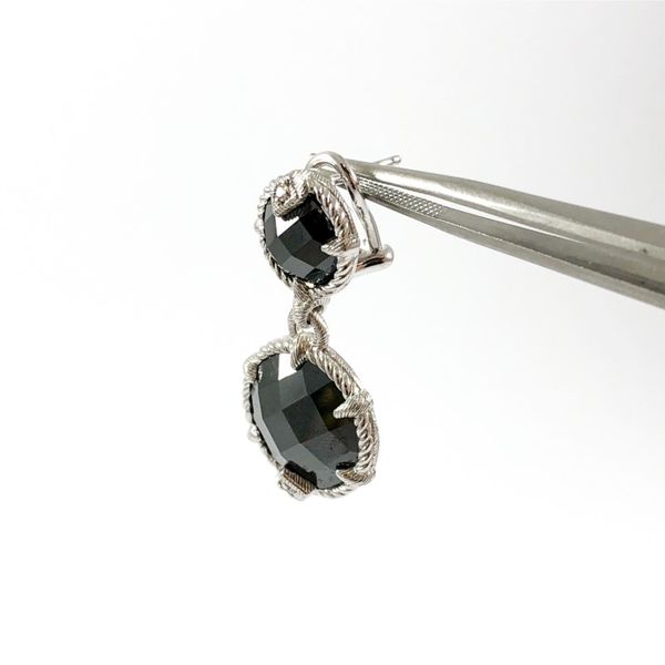 Judith Ripka Onyx Dangle Earrings - 1.25