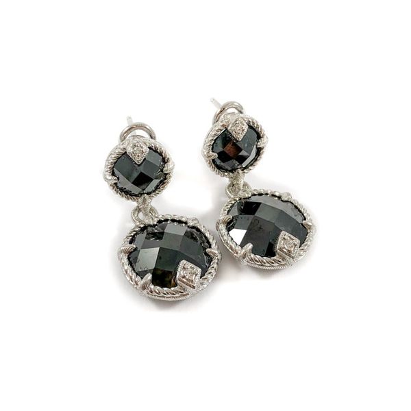 Judith Ripka Onyx Dangle Earrings - 1.25