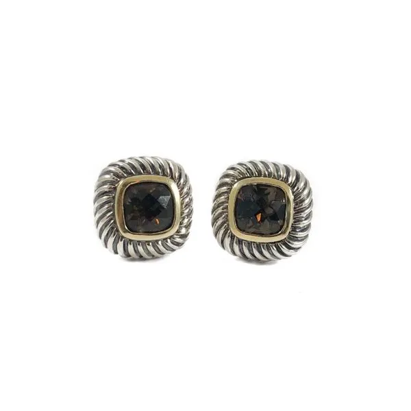 David Yurman Smokey Quartz Earrings Lumina Gem Wilmington, NC