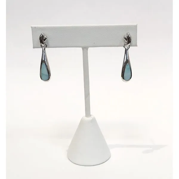 Marahlago Indra Larimar Earrings Image 4 Lumina Gem Wilmington, NC