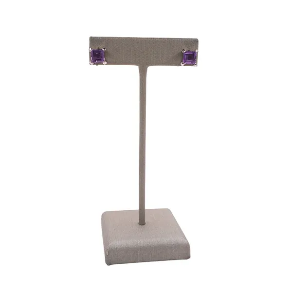 Stephen Estelle Amethyst and Sterling Silver Studs Lumina Gem Hampstead, NC