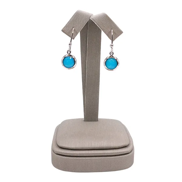 Stephen Estelle Turquise and Sterling Silver Dangle Earrings Lumina Gem Hampstead, NC