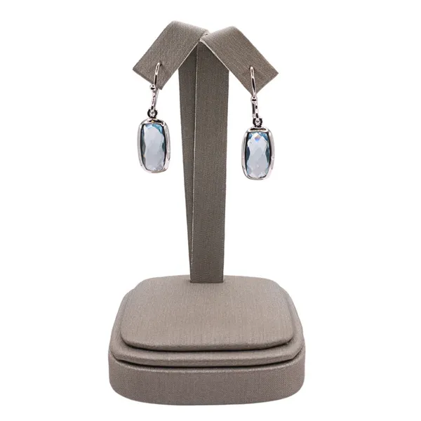 Stephen Estelle Blule Topaz and Sterling Silver Dangle Earrings Lumina Gem Hampstead, NC