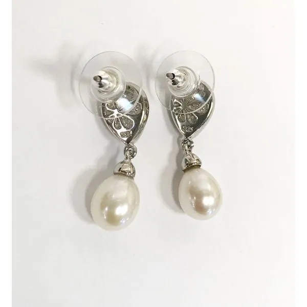 Marahlago Alisa Larimar and Pearl Earrings Image 3 Lumina Gem Hampstead, NC